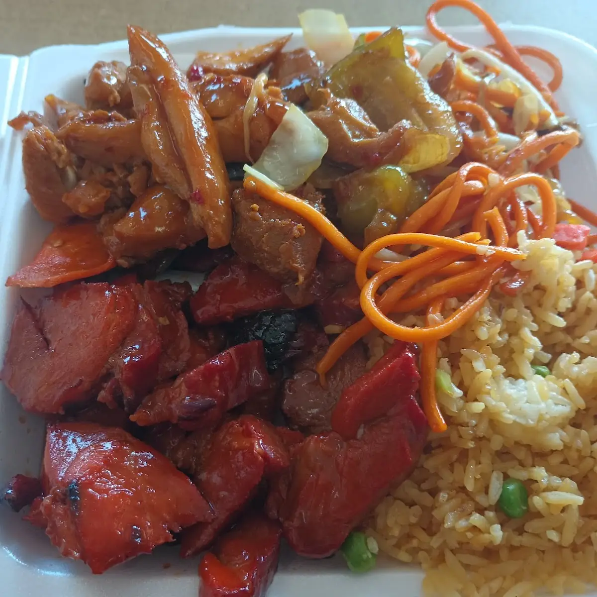Barbecue Pork Chow Mein Fried Rice S