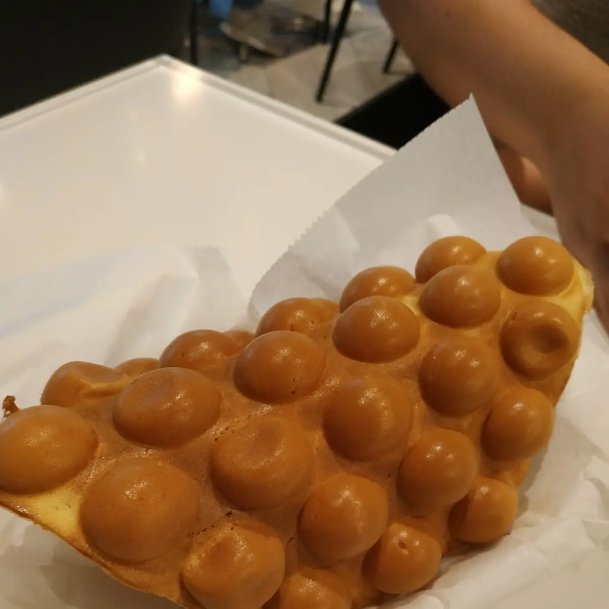 Black Sesame Bubble Waffle