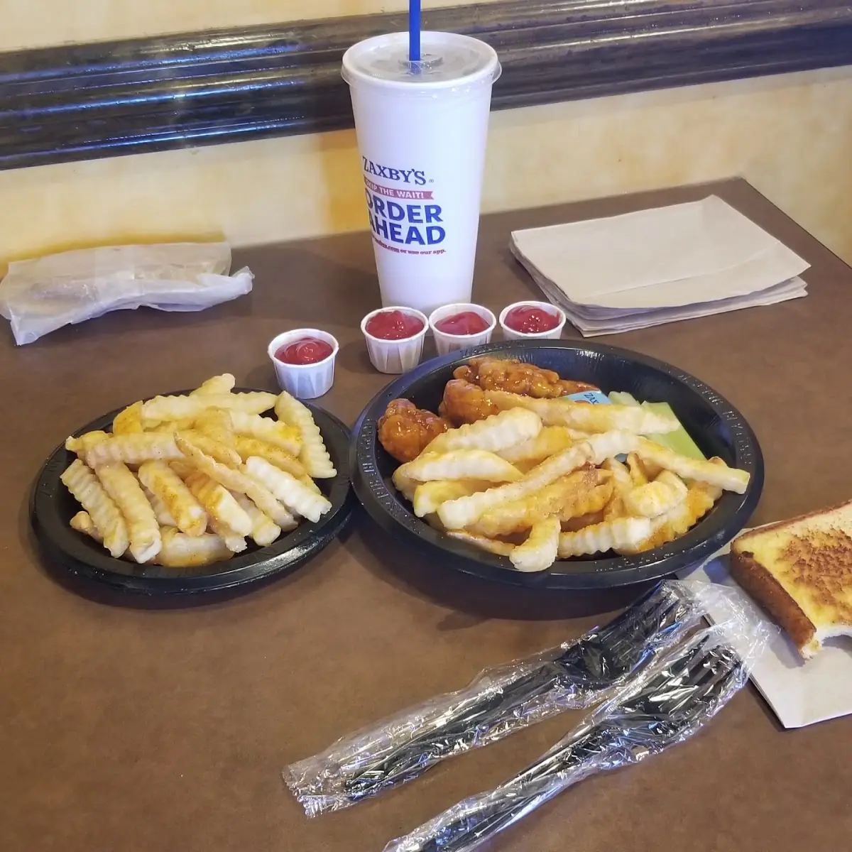 Buffalo Wings and Fries