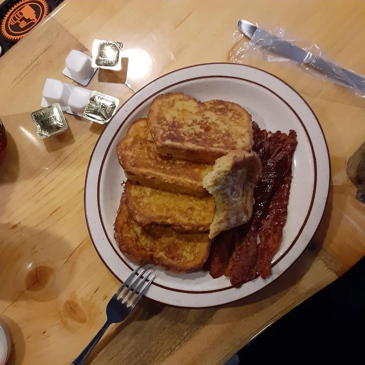 French Toast with Bacon