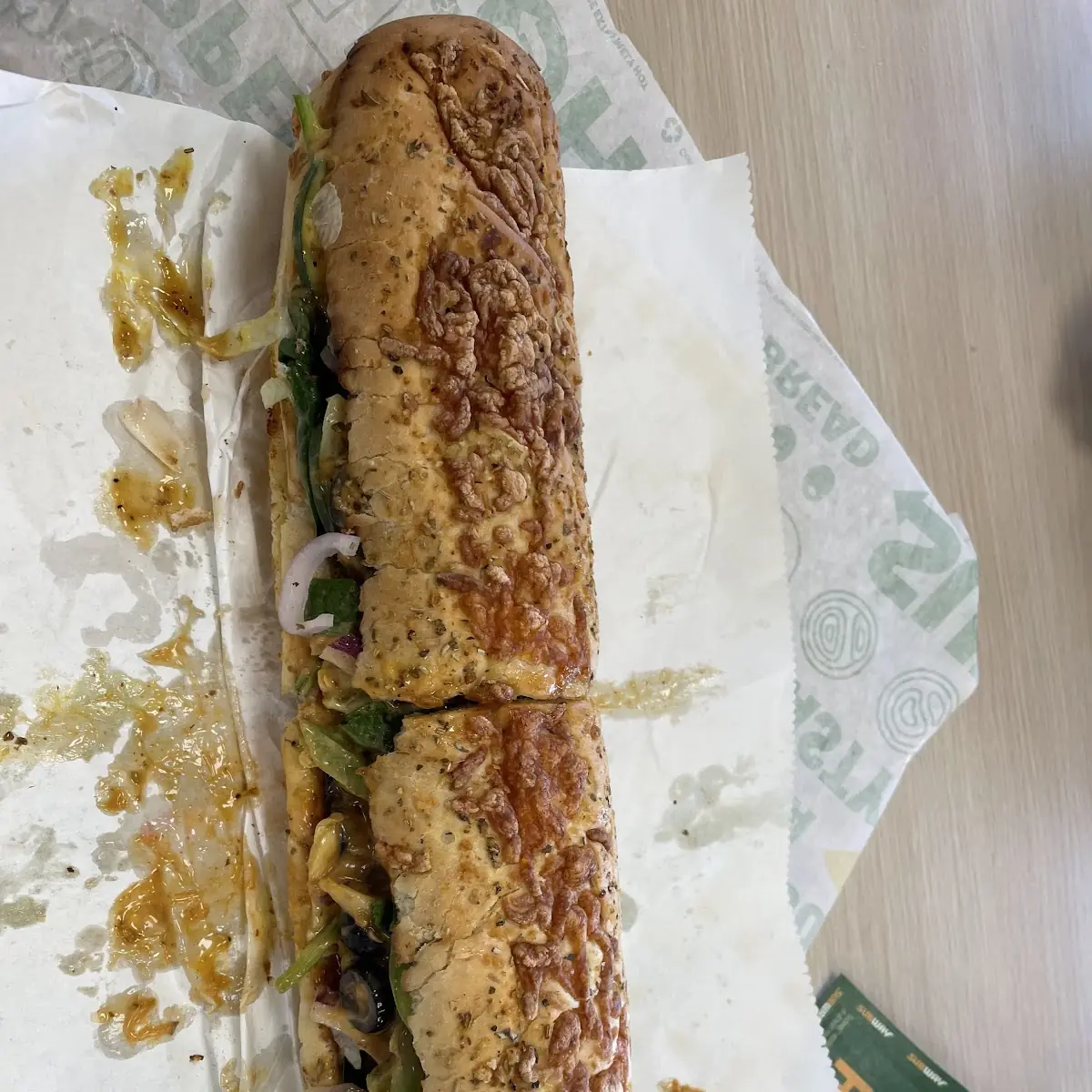 Foot Long Veggie Delight