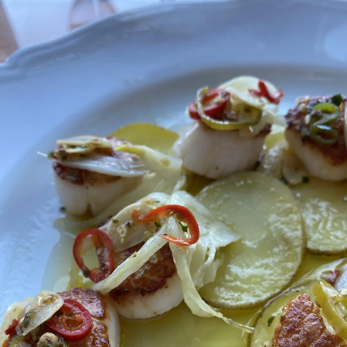 Scallops Aglio Olio Peperoncino