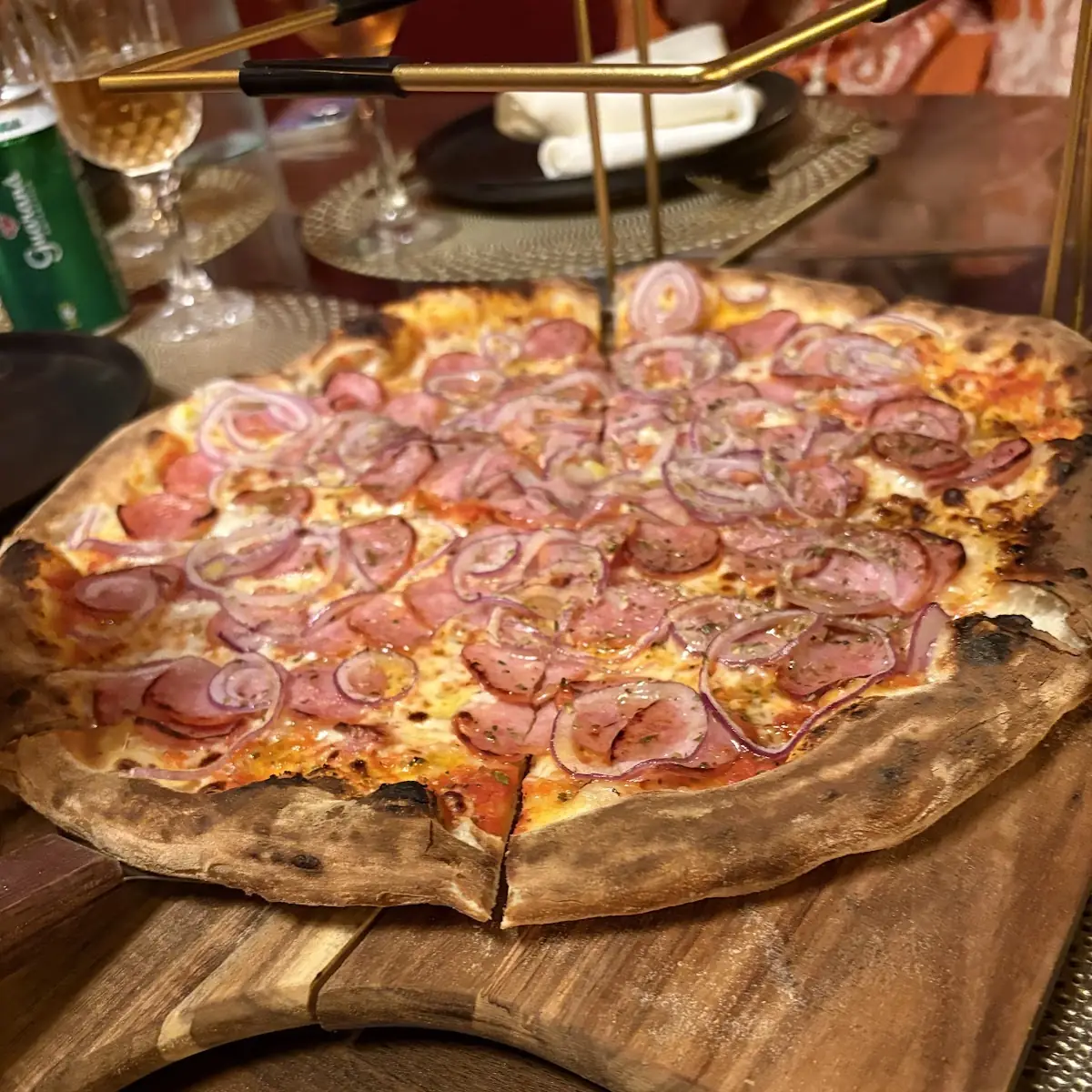 Half Margherita Half Pepperoni Pizza