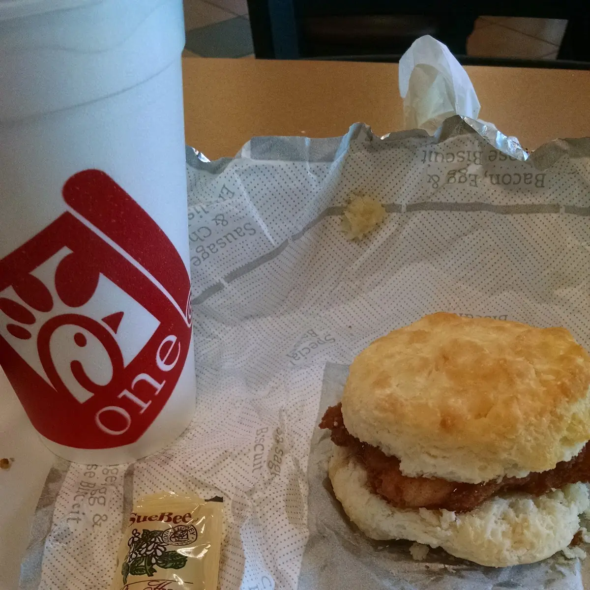 Chicken Biscuit in the Morning