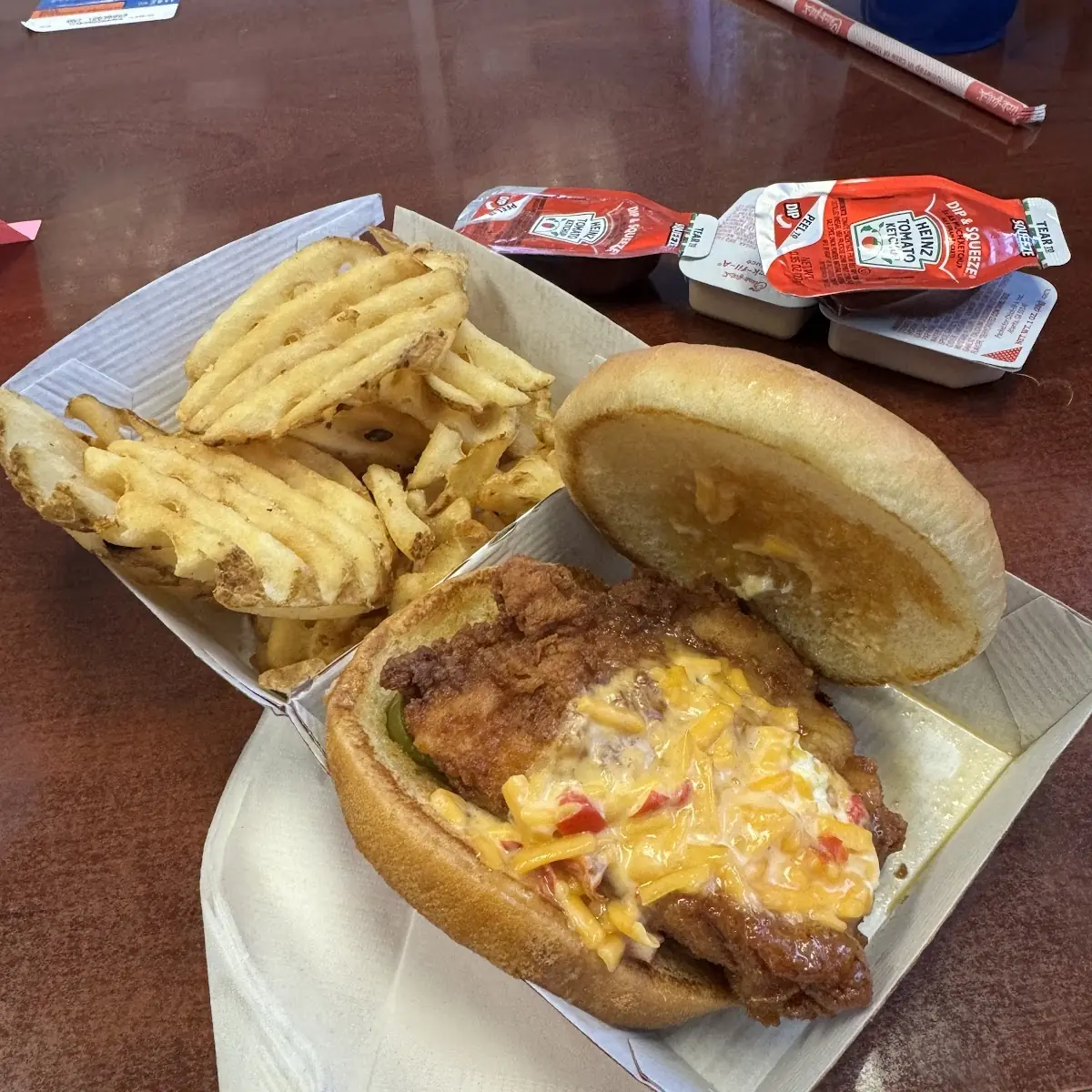 Pimento Cheese Chicken Sandwich Combo