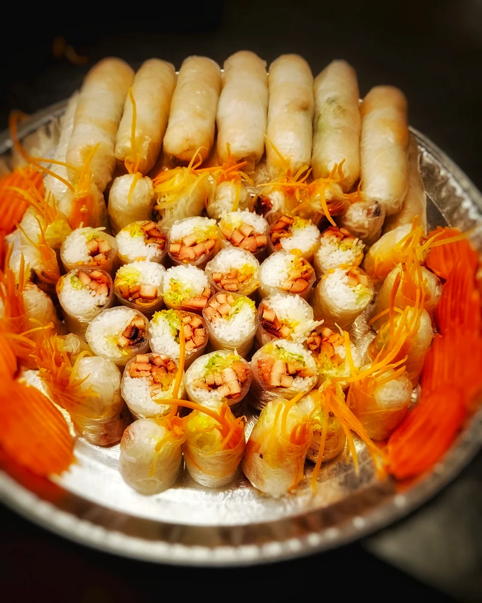 Shrimp Summer Rolls and Grilled Pork Rolls