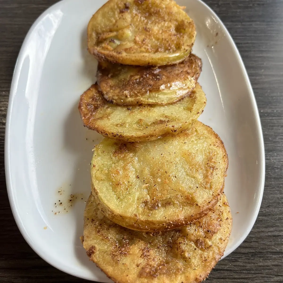 Fried Green Tomatoes in Homemade Ranch Sauce