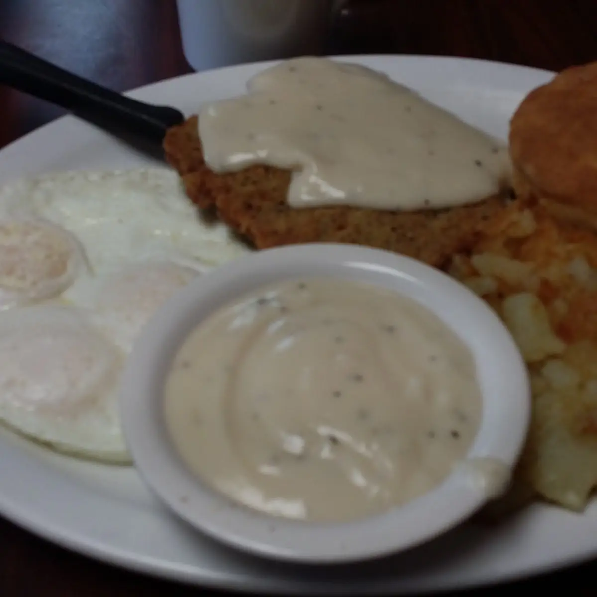 Chicken Fried Steak and Eggs