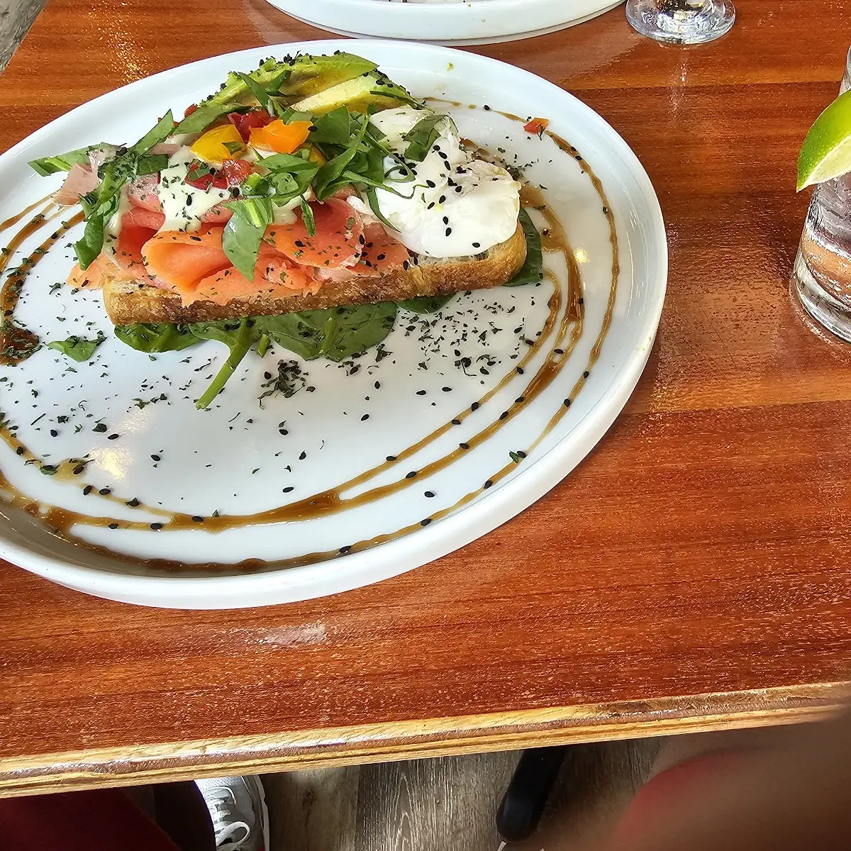 Salmon Egg Avocado Toast