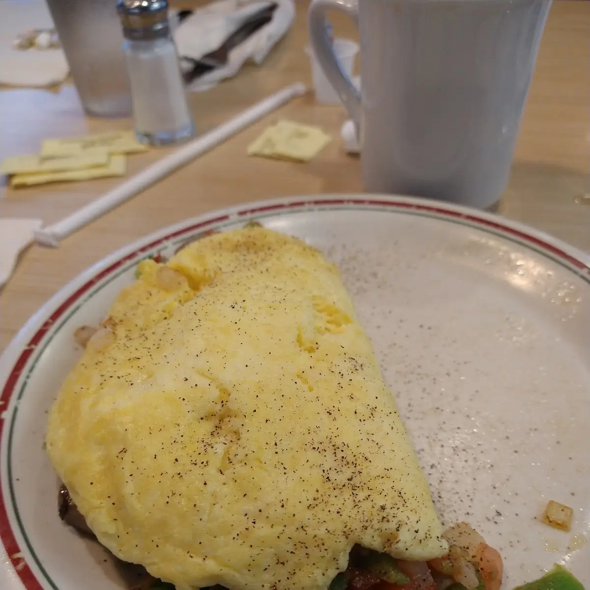 Garden Omelette Keto Friendly