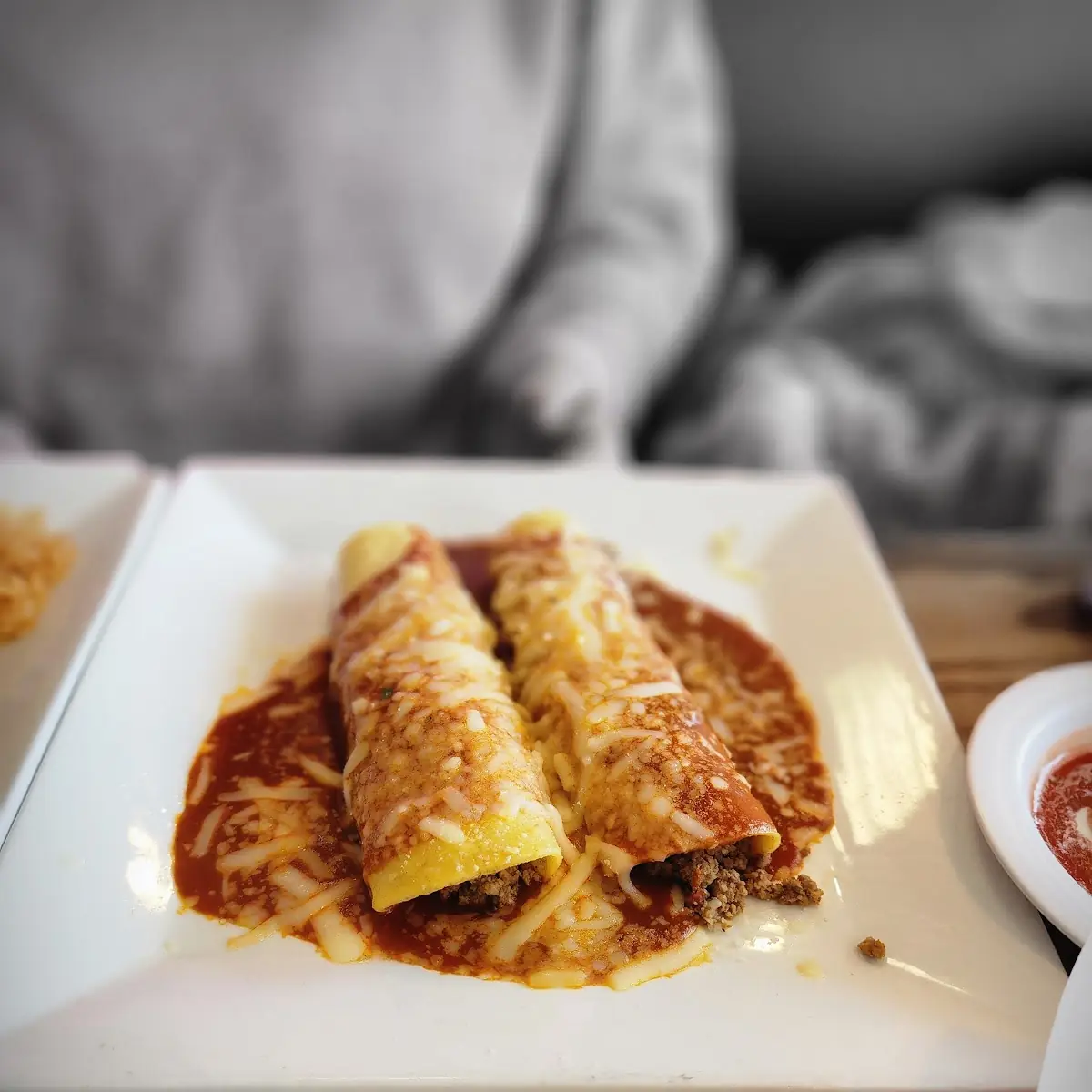 One Burrito and One Enchilada