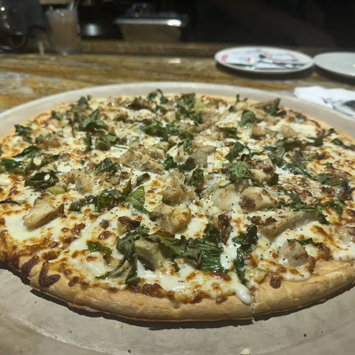 Chicken Everything Bagel Pizza