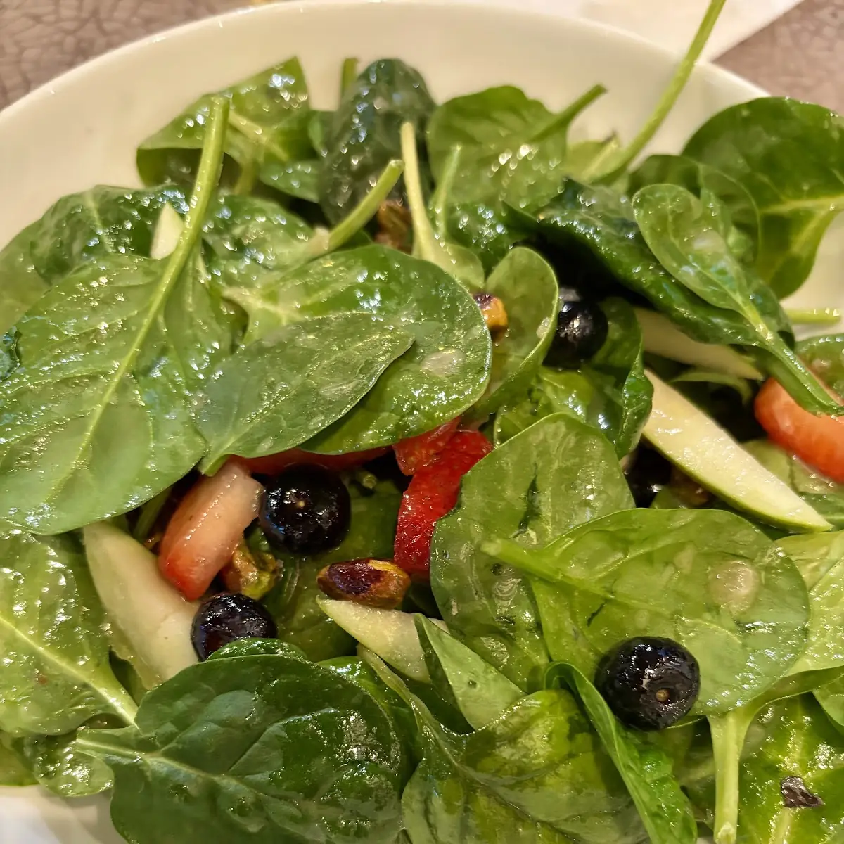 Organic Baby Spinach Salad