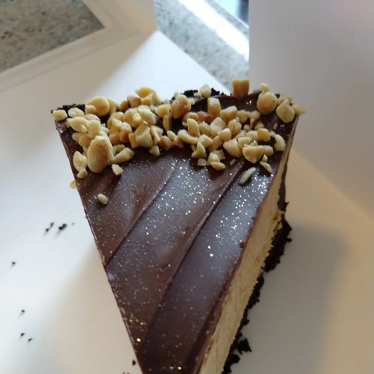 Chocolate Peanut Butter Mousse Pie