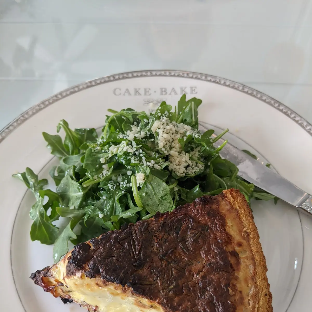 Ham Rosemary & Goat Cheese Quiche