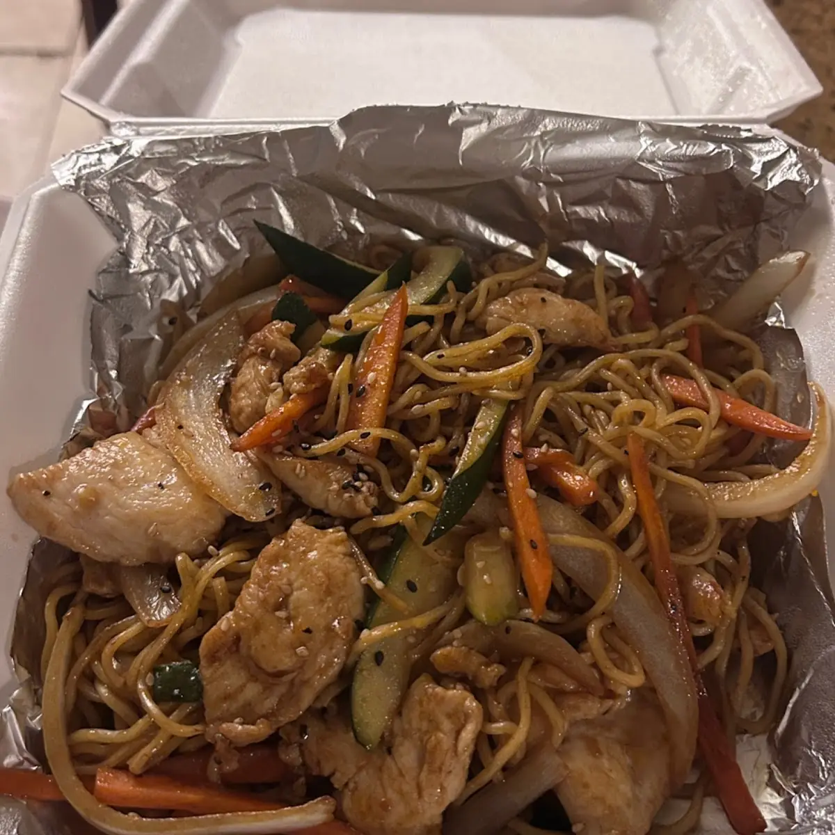 Chicken Yaki Soba
