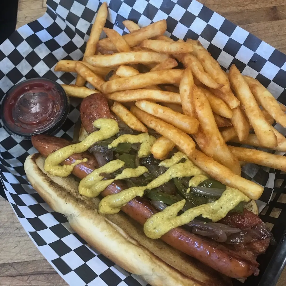 Hot Dog with Fries