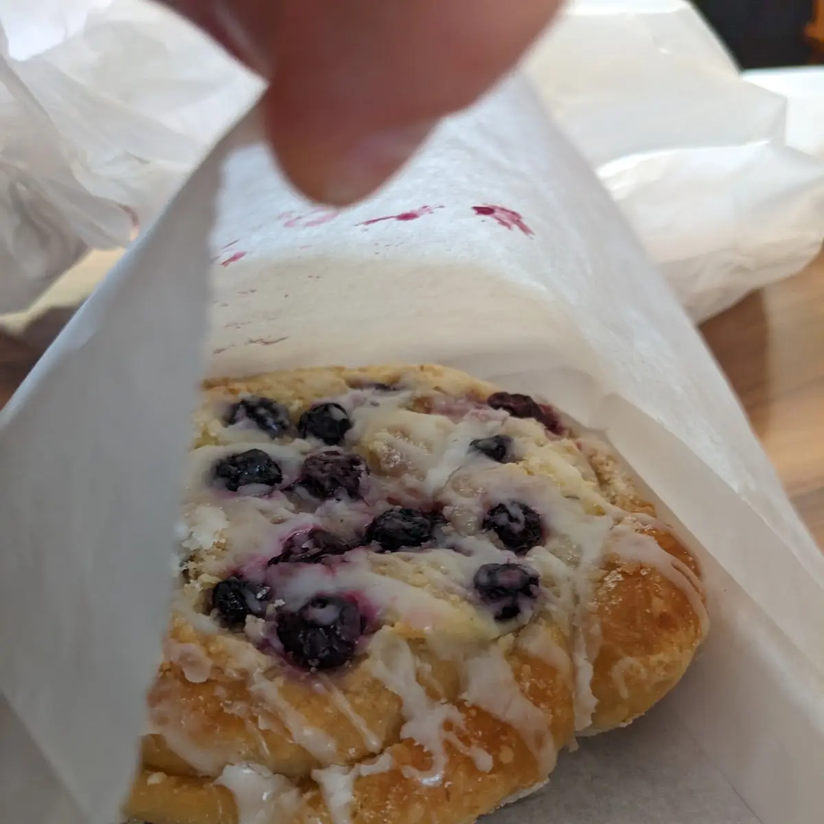 Blueberry Cream Cheese Danish