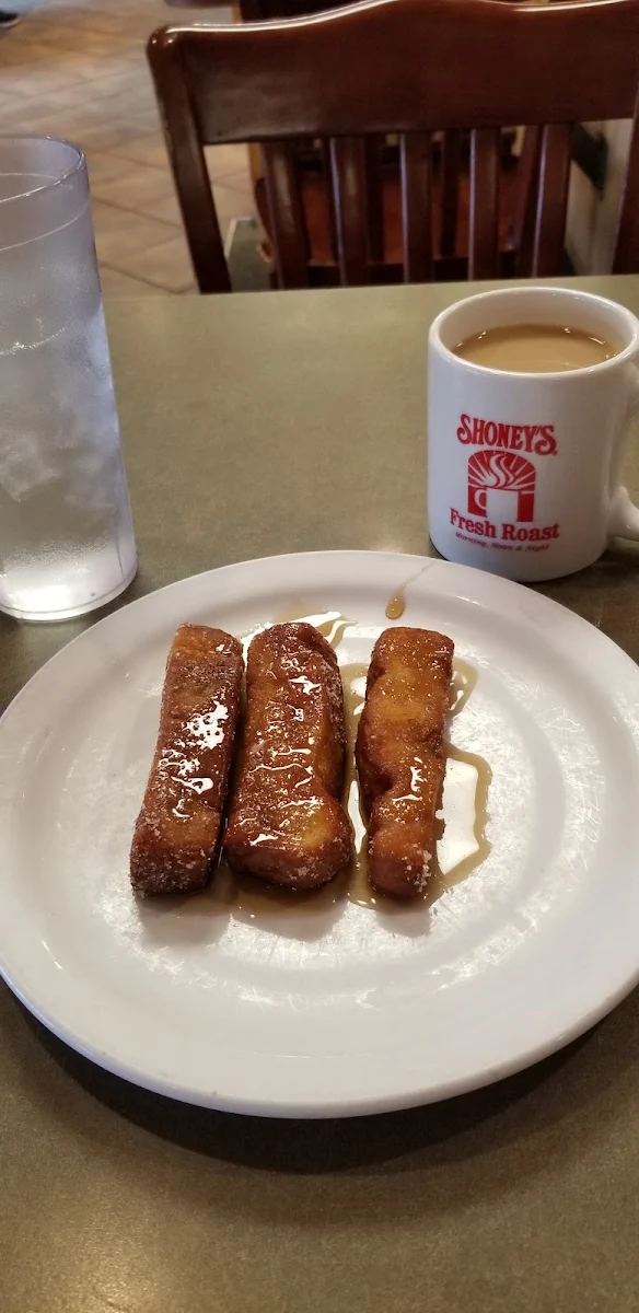 French Toast Sticks and Maple Syrup