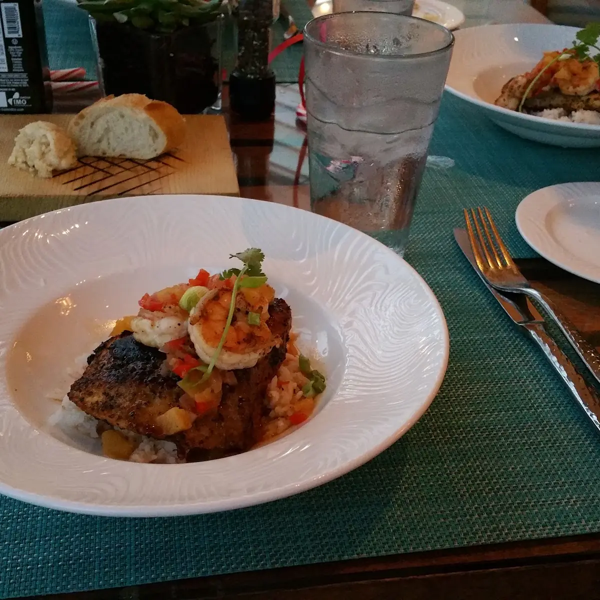 Mahi Mahi with Shrimp