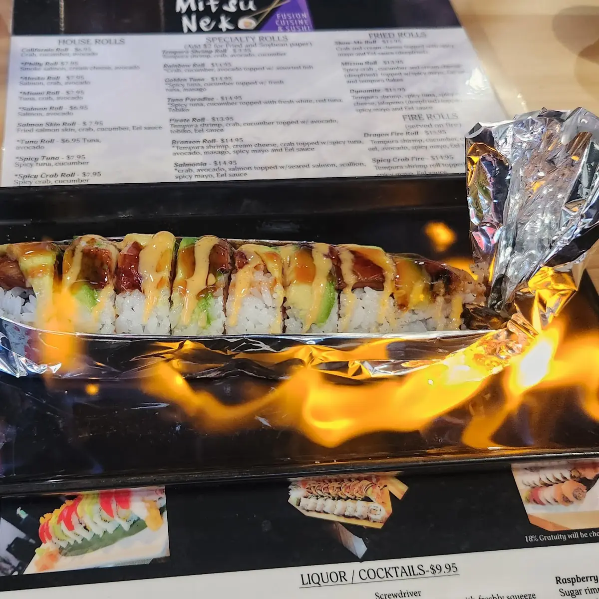 Fire Dragon Roll