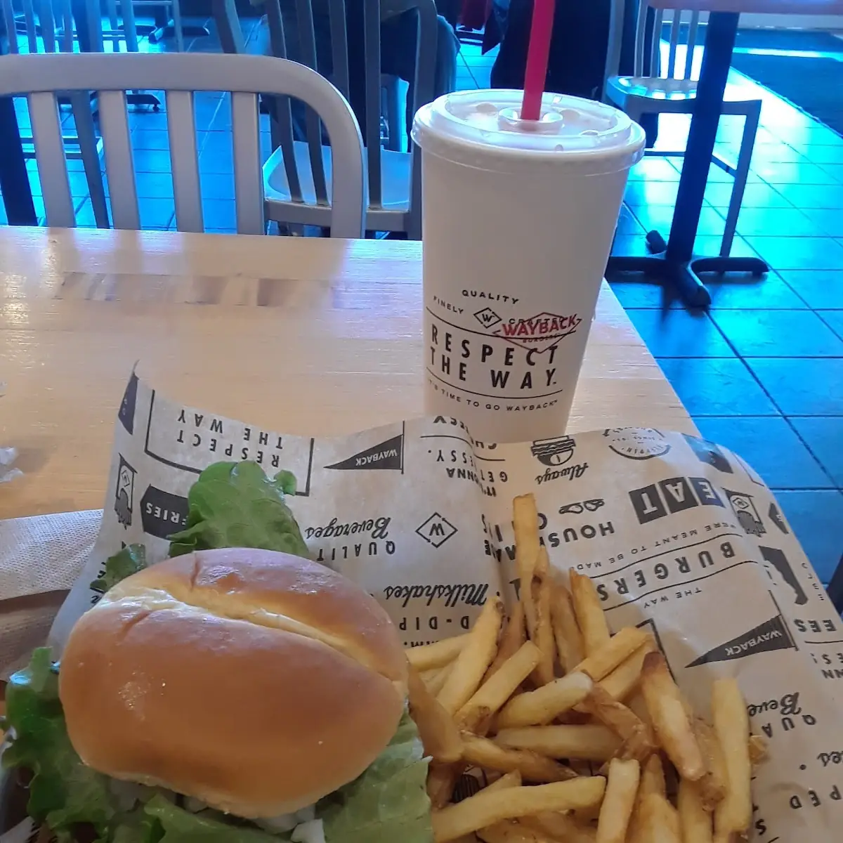 Veggie Burger with Fries