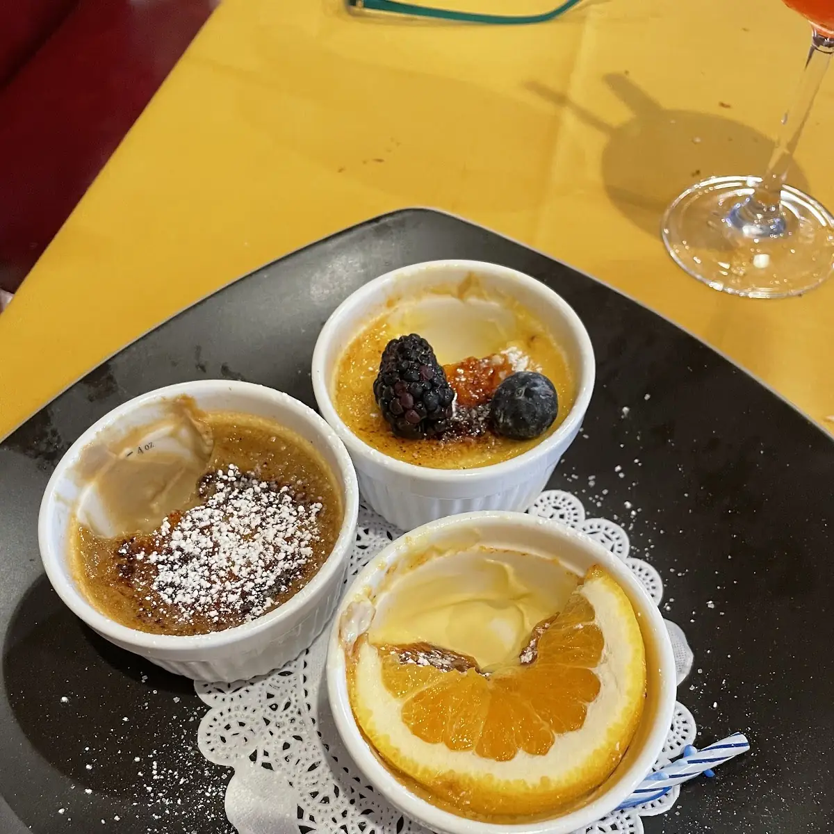 Crème Brulée Trio