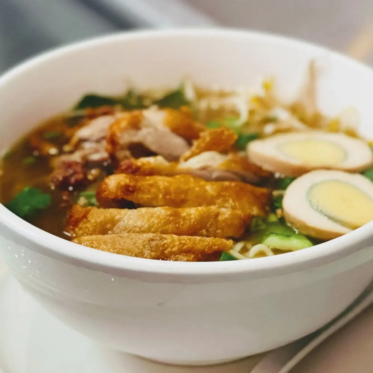 Mushroom and Spinach Miso Soup