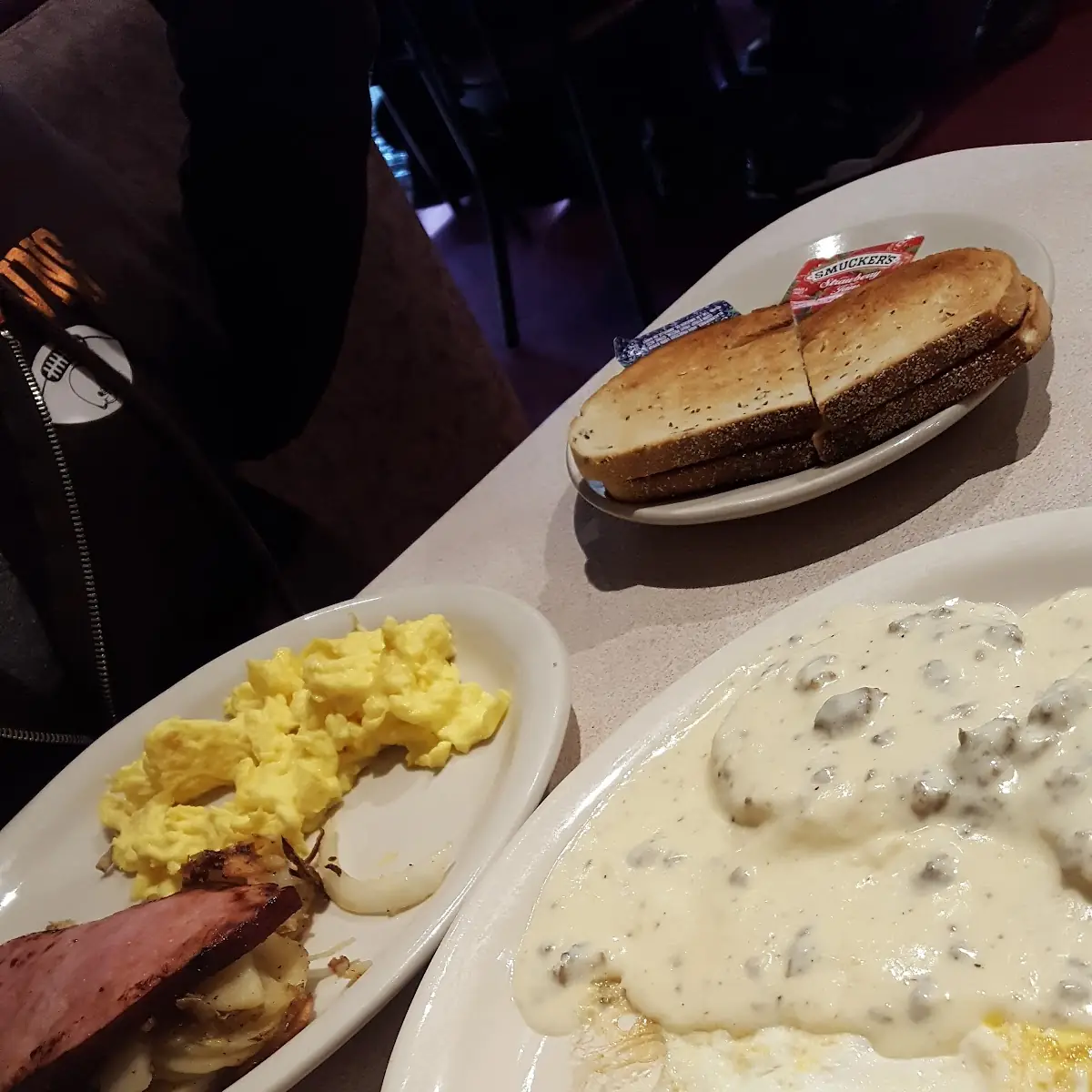 Sausage Gravy & Biscuits with 2 Eggs