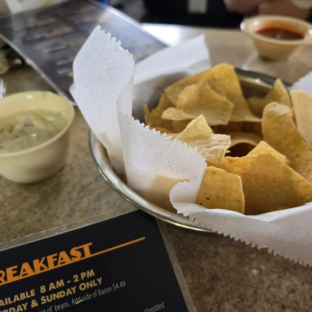 Chips and Queso Dip