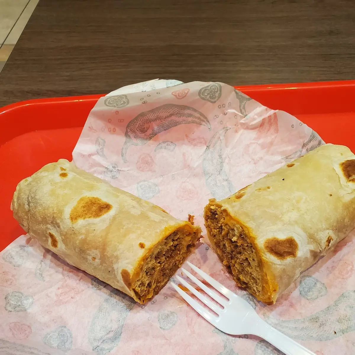 Breakfast Chorizo Egg & Cheese Burrito
