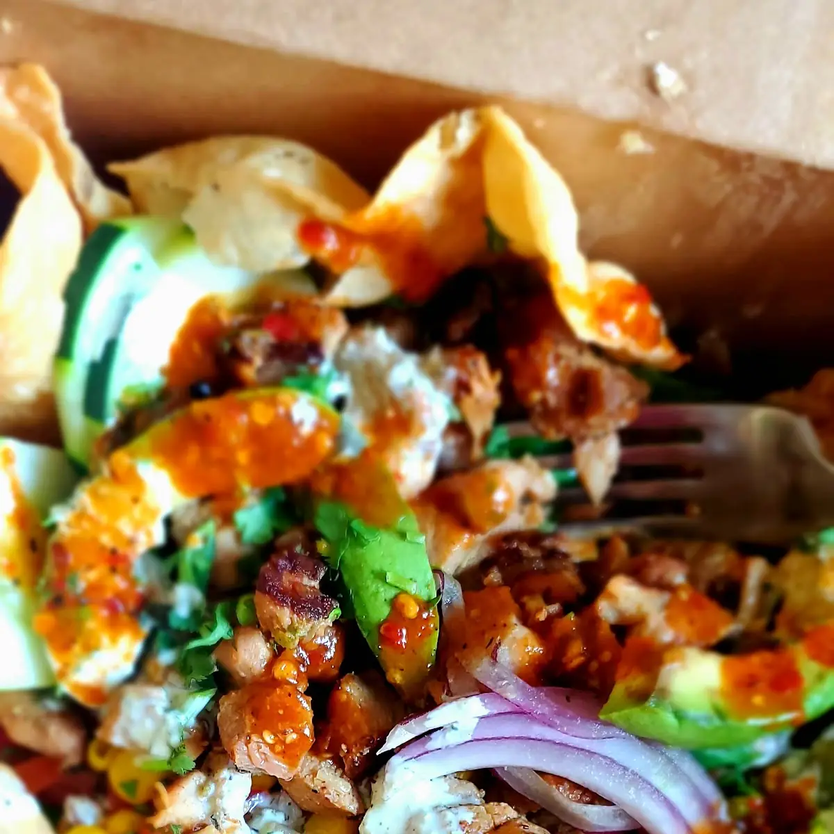 Chicken Tostada Salad