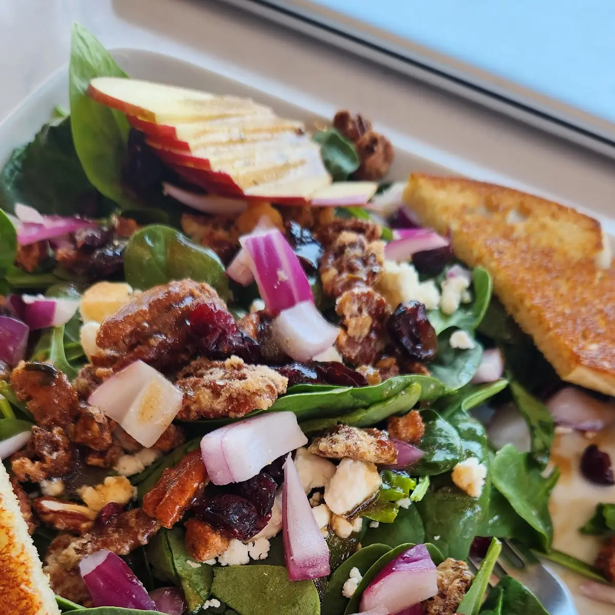 Apple Spinach Salad