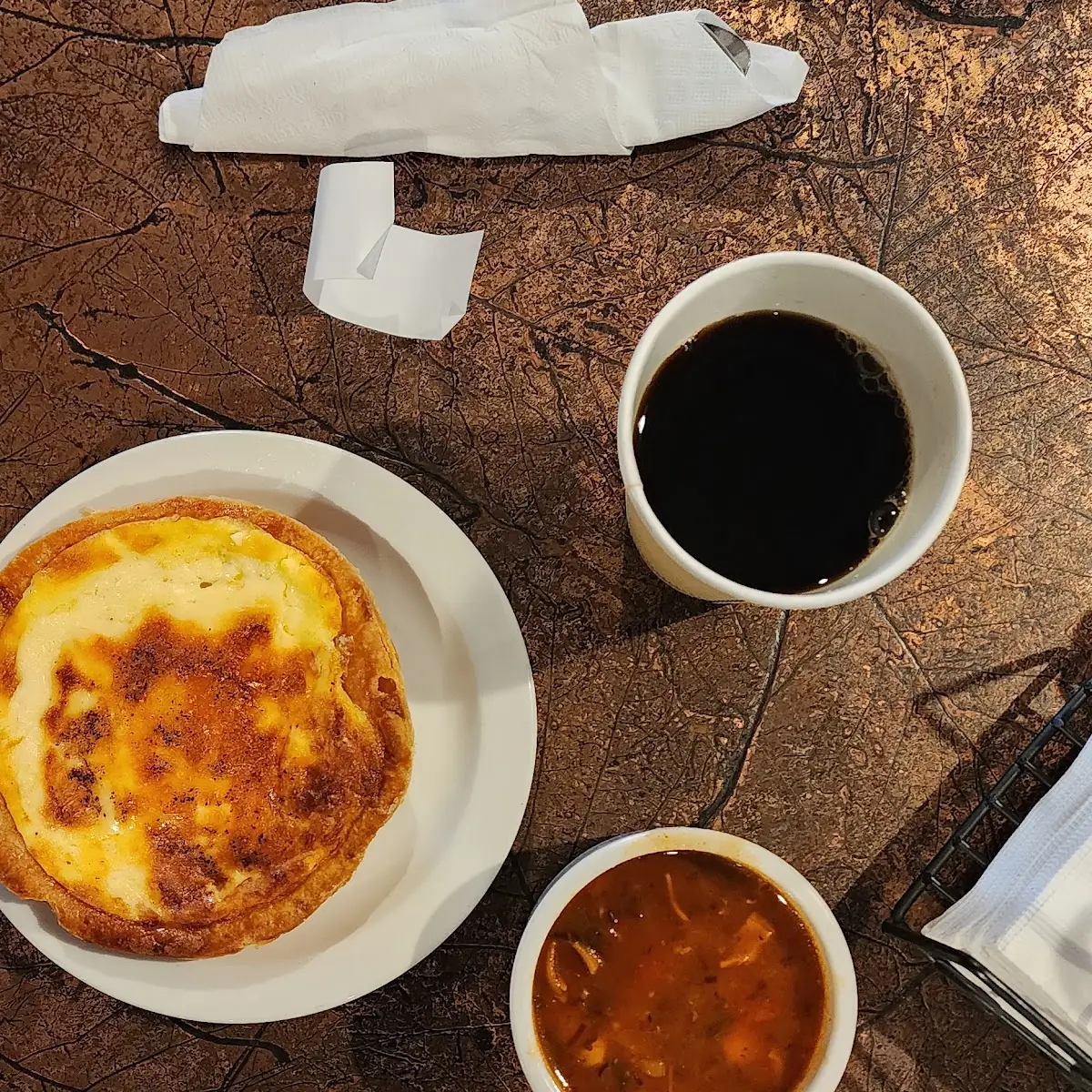 Quiche with Tomato Soup
