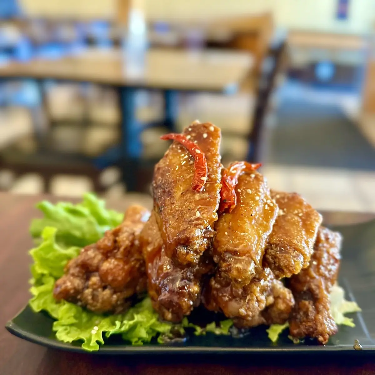 Soy Garlic Fried Chicken Wings