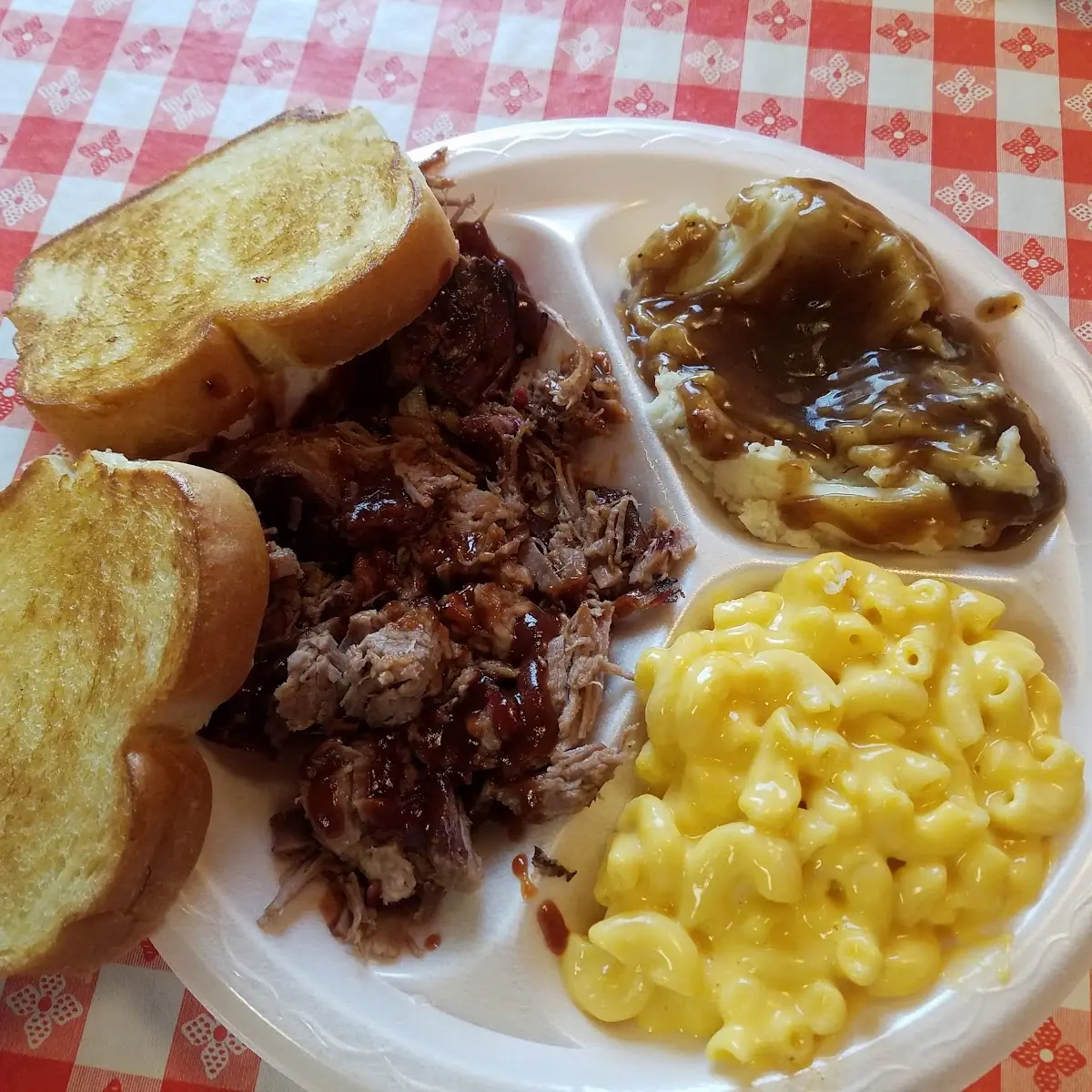 Beef Brisket and Hot Links