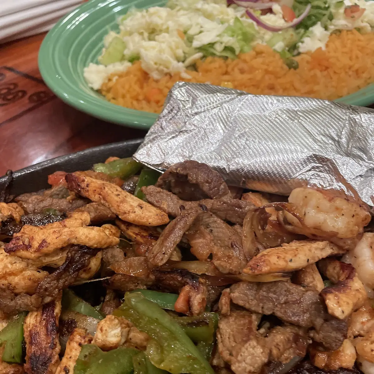 These Were the Mixed Fajitas