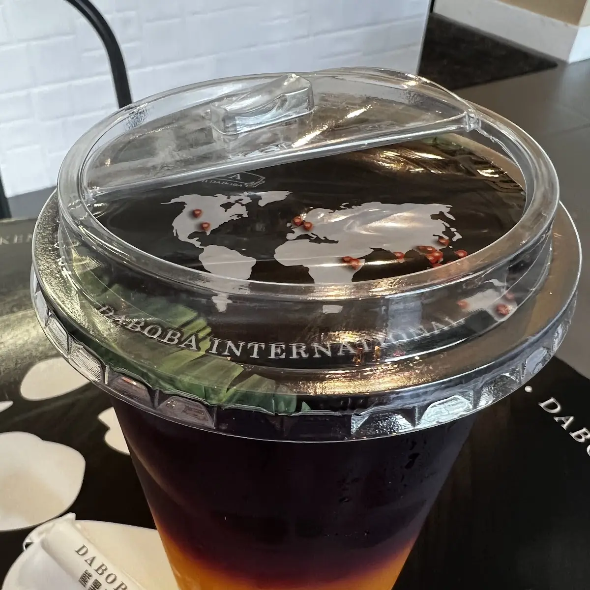 Dragon Fruit Tea with Bobba