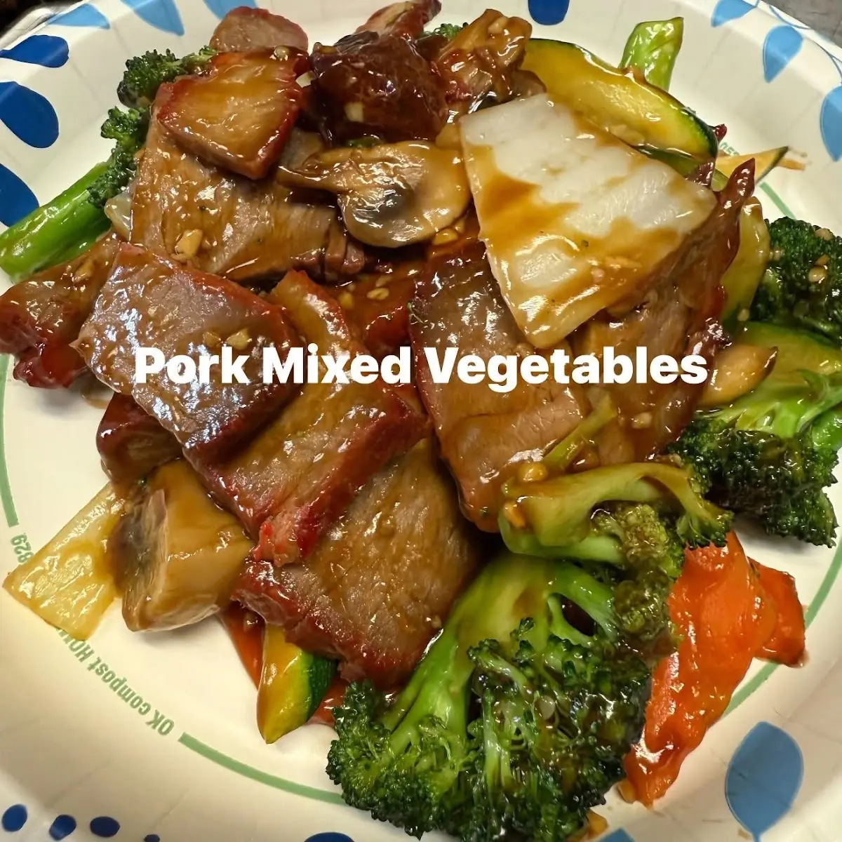 Roast Pork Broccoli