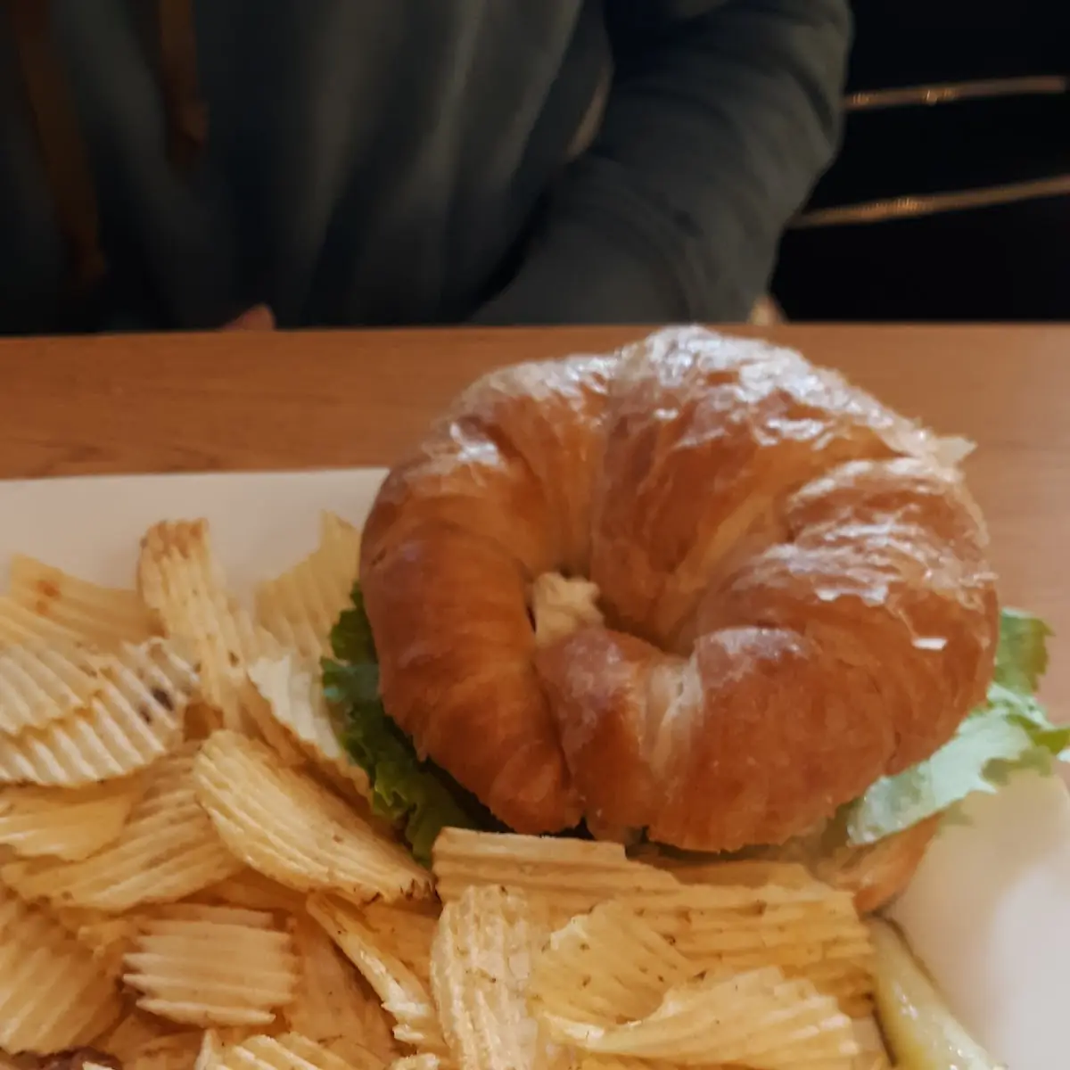 Chicken Salad Croissant & Chips