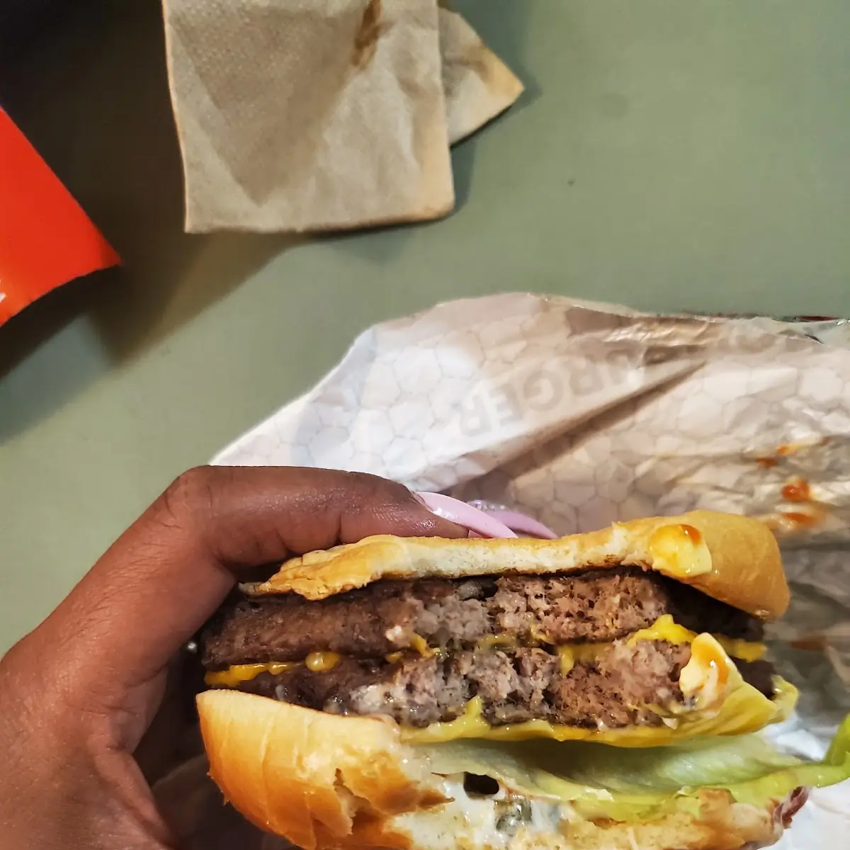 Dave's Double Cheeseburger Combo