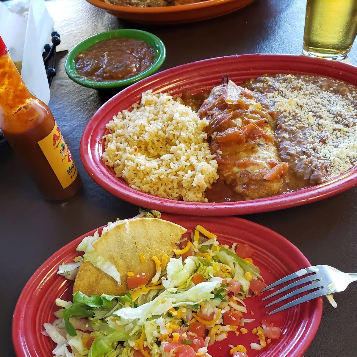 Chile Relleno Rice and Beans