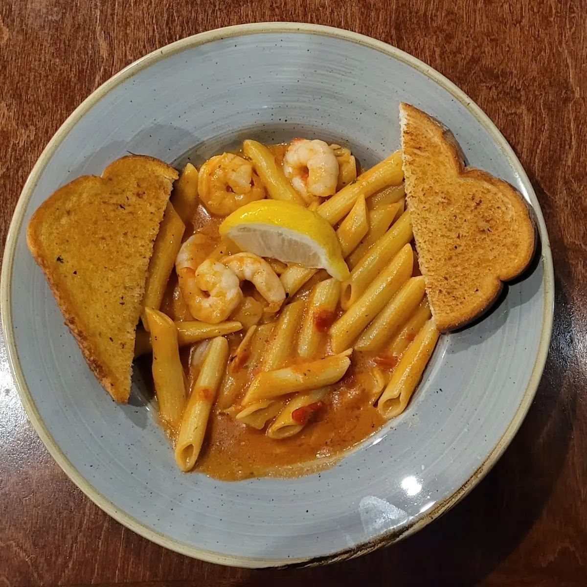 Shrimp Vodka Penne, Le Grand Saut