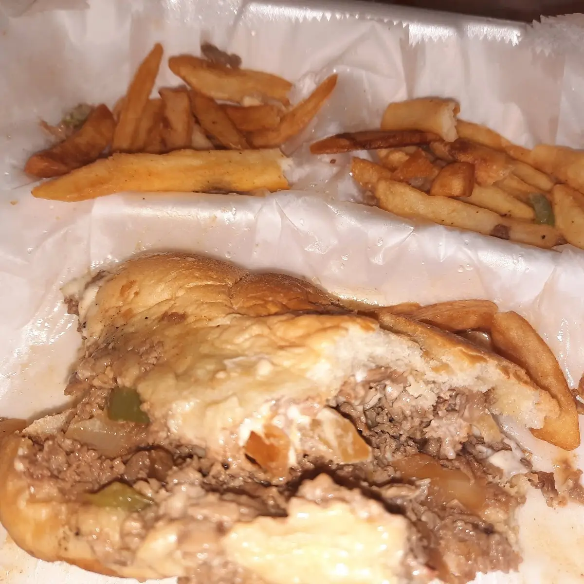 Philly Cheese Steak and Fries