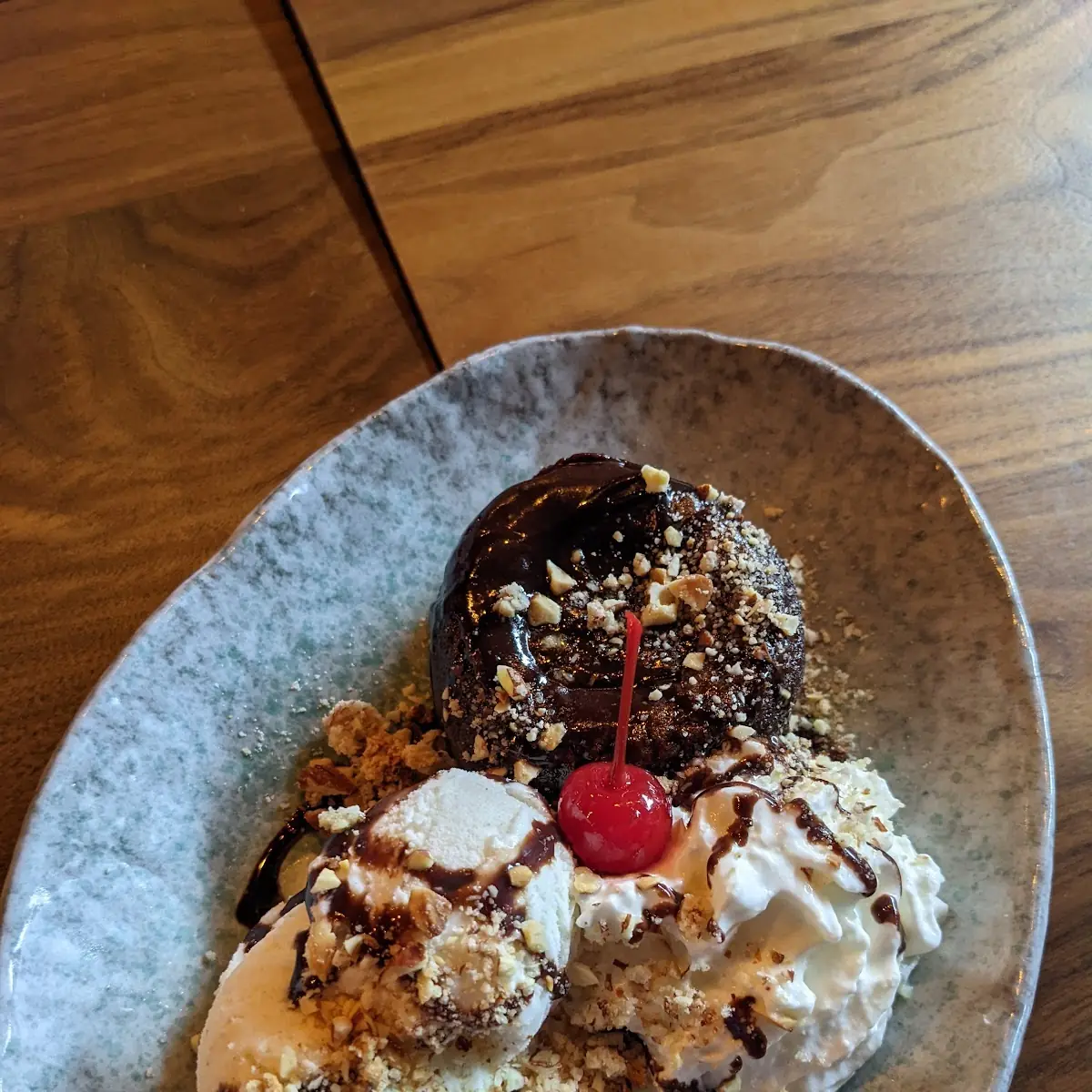 Chocolate Lava Cake with Ice Cream