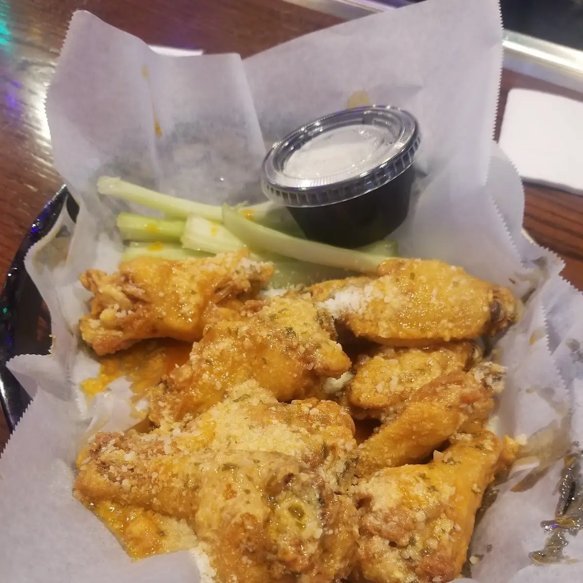 Hot Garlic Parm Wings