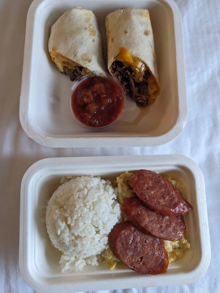 Breakfast Burrito and Breakfast Rice Bowl
