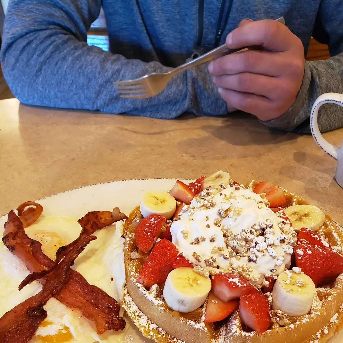Strawberry Banana Waffle