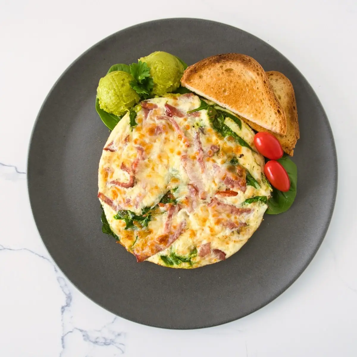 6 Egg White Vegetables Omelette Breakfast