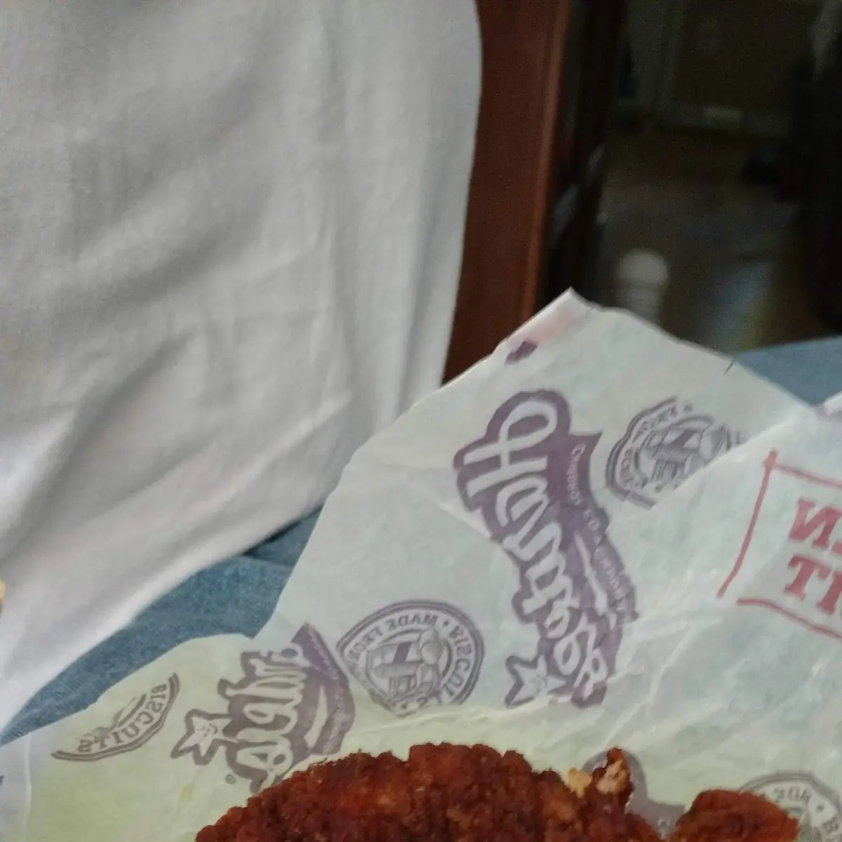 Overcooked Chicken Biscuit